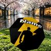 Custom Name Personalized Black Adam Print Umbrella, Auto Open Close, 8‑Rib Sturdy Frame, Commute Camping Hiking Use, Birthday Gift