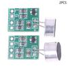 2 шт. Мини-микрофон Модуль усилителя звука Динамик Печатная плата Пост. ток 2,5-9 В Микрофонные аксессуары Печатная плата микрофона