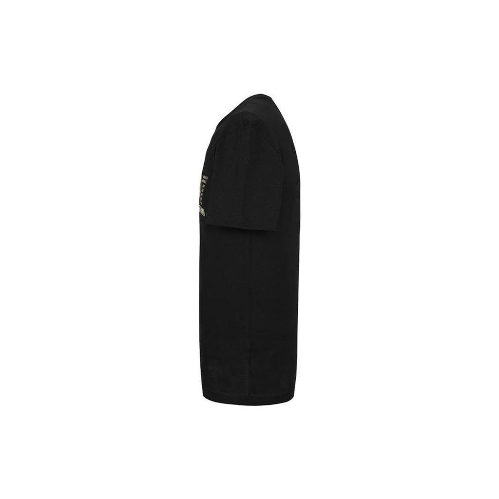 Emporio Armani EA7 Весна/Лето 23 Футболка с принтом букв, круглым вырезом, коротким рукавом, мужские топы 3RPT20-PJM9Z-1200