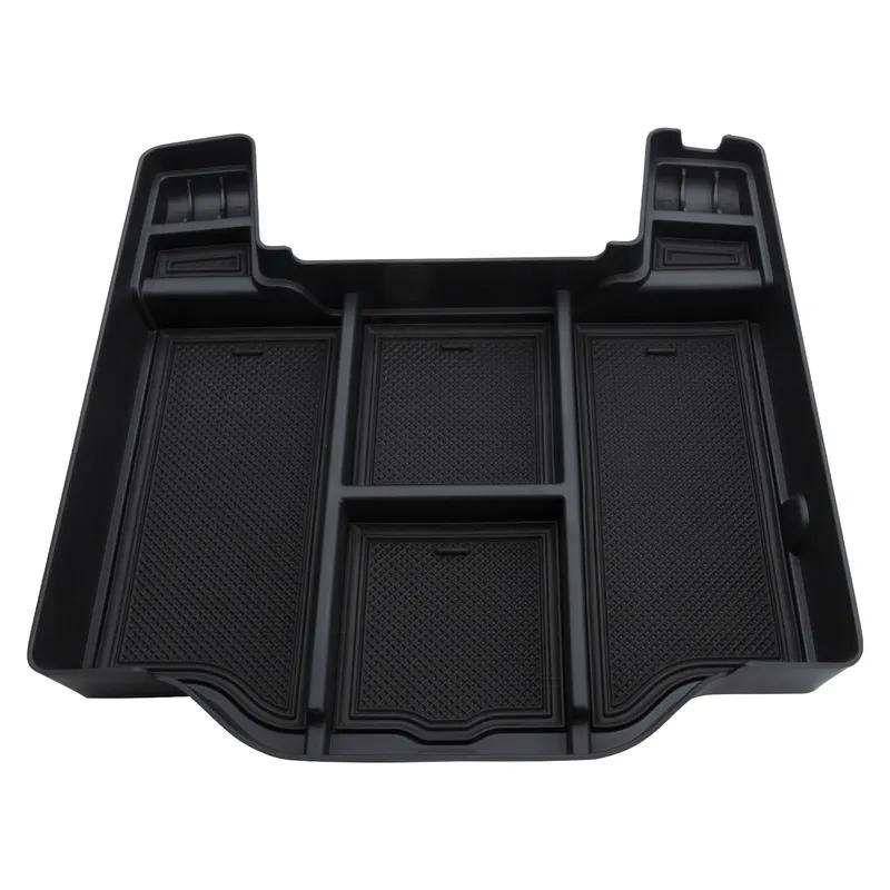 Car Center Console Organizer For Dodge RAM 1500 2500 3500 - Black Car Interior Accessories ABS Secondary Storage Box