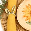 10-Pack Cute Wooden Napkin Rings | Easter Bunny Design, Ideal for Easter and Rabbit Themed Parties | Wood, No Assembly Required