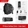Ambitful Zhijie Восьмиугольный софтбокс для вспышек Godox TT520II и V1 с быстрой установкой