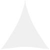 VidaXL Sun Sail Oxford Fabric Triangular 5x6x6 M White 135291