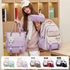 2024 Summer New Cute Cartoon Primary School Bags Lightweight Burden Reduction Girl Student Book Bag 3 Pcs Set Children Backpack Grade 5-6 Tutoring Bag
