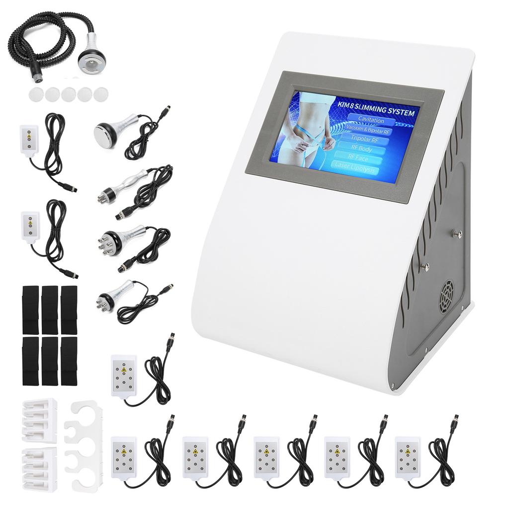 Многофункциональный 6 в 1 аппарат для сжигания жира настольный аппарат для похудения RF с вилкой 110‑240 В переменного тока