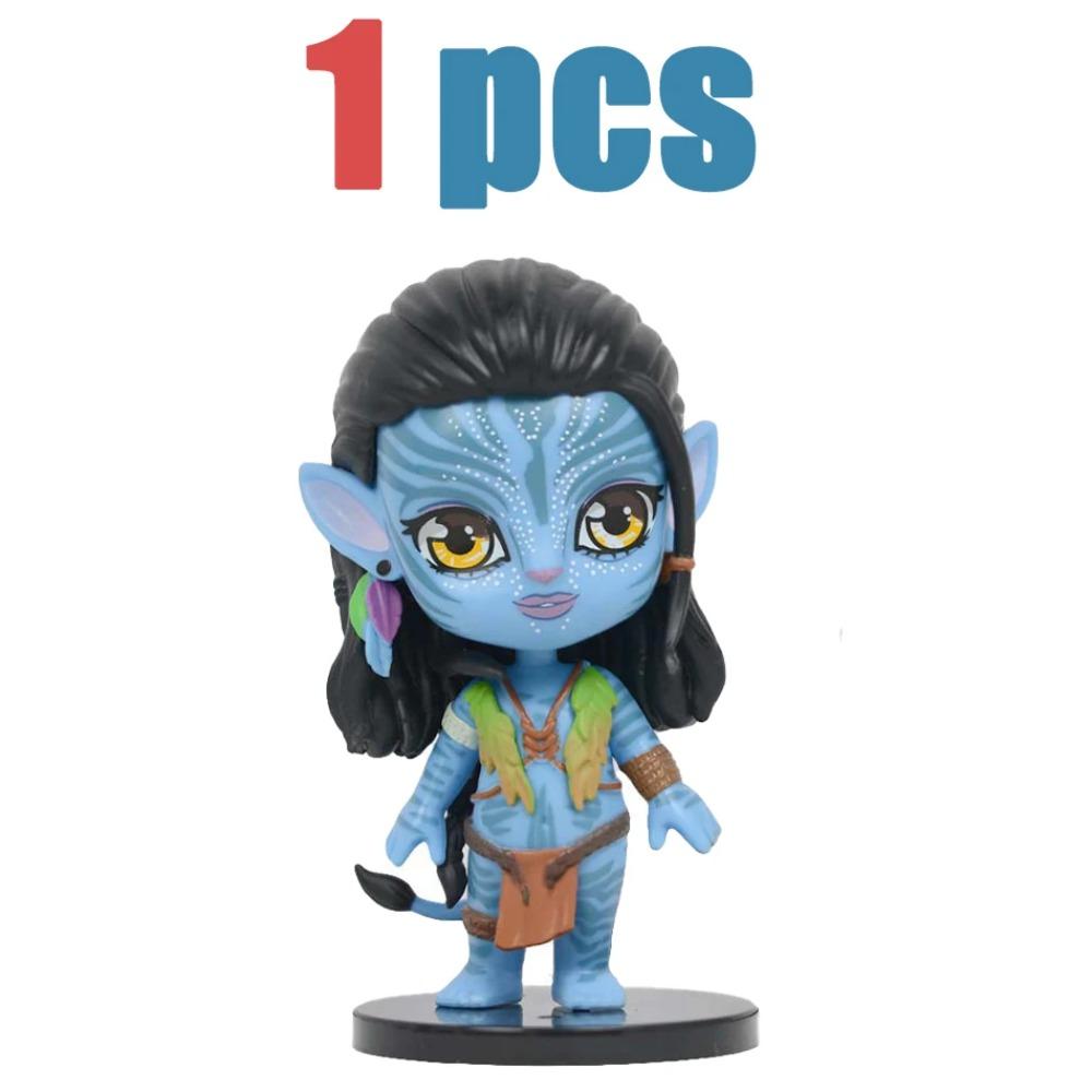 Аватар 2 Нейтири и Джейк Салли ПВХ Фигурка Модель Маленькие Статуэтки Коллекционные Предметы Настольные Украшения Модели Кукол Украшения Подарки