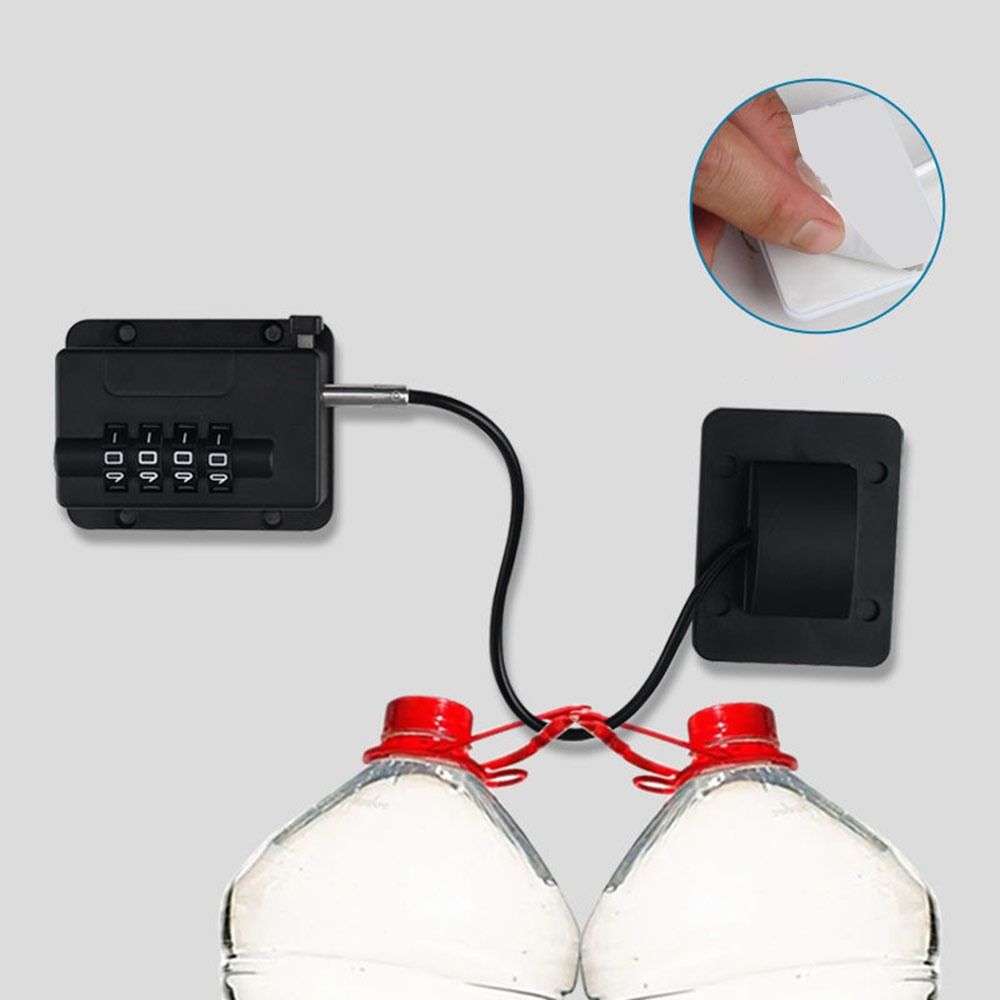 Защита от защемления рук Кодовый замок для двери холодильника Без сверления Замок для шкафа для дома