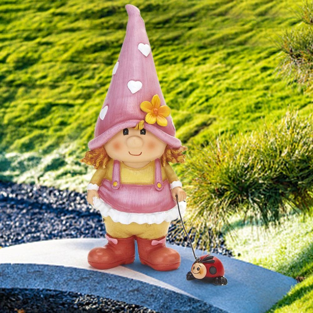Cartoon Garden Gnome Figurine Resin Craft Elf Dwarf Ornaments Creative Dwarf Miniatures Table