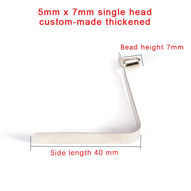 10 шт., однокнопочная защелка для трубы, V-образный стальной пружинный зажим для каравана, каяка