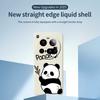For Xiaomi 15 Ultra Case Panda Pattern Printing Straight Edge TPU Phone Back Cover