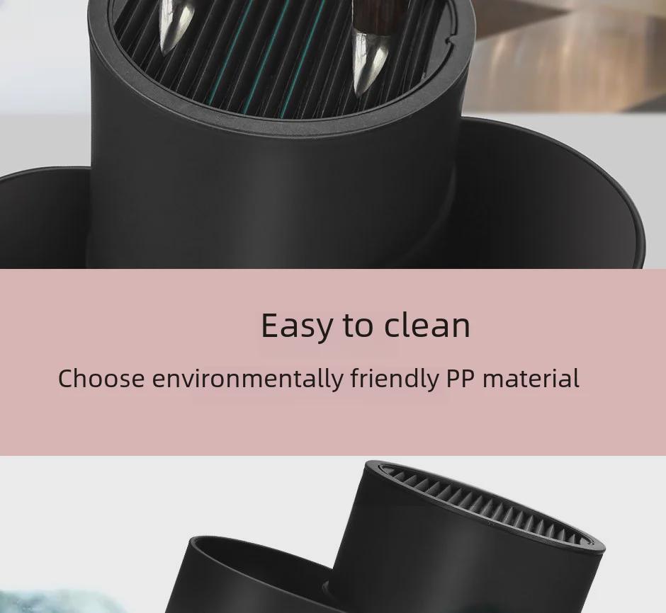 Современная стойка для хранения кухонных ножей и столовых приборов