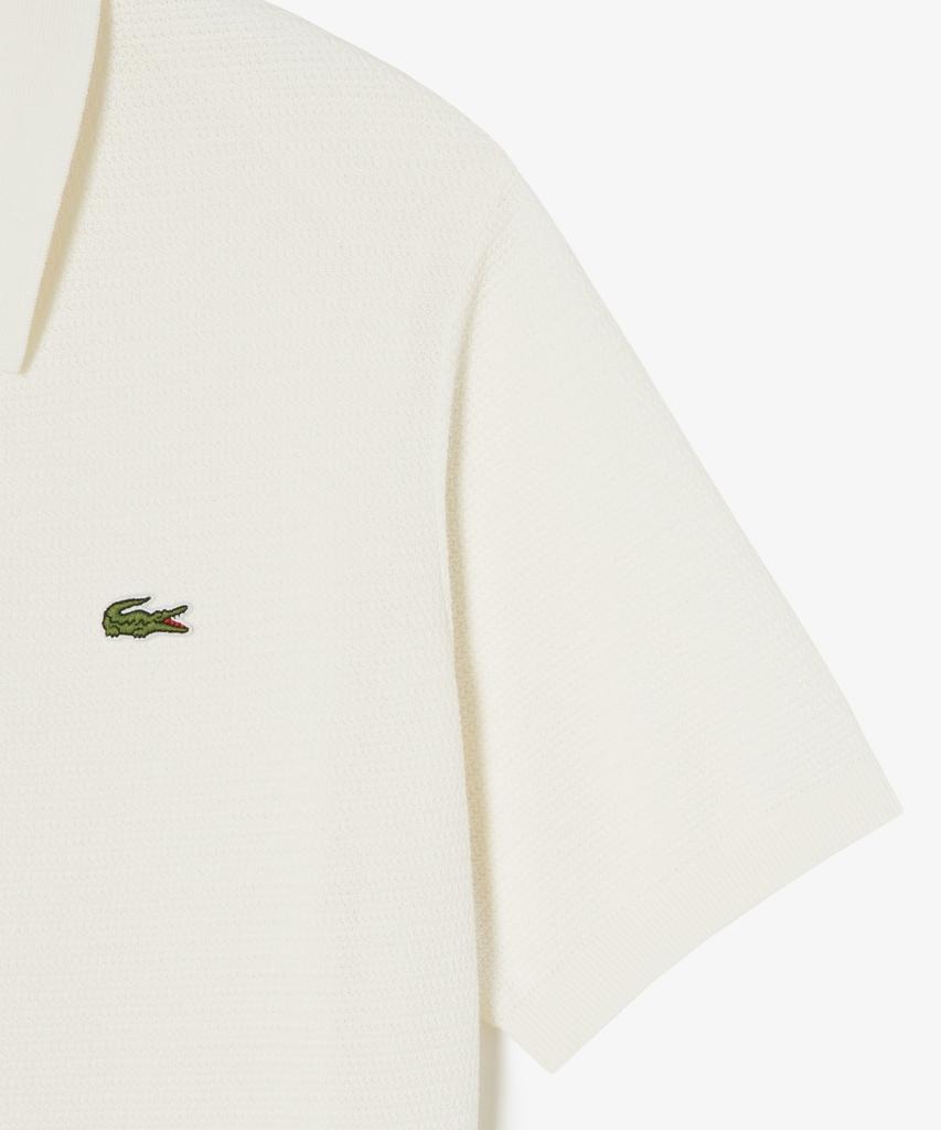 Мужской кардиган с коротким рукавом и фестонным краем Lacoste Ah457E-56G Xfj