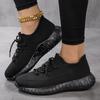 Fitness Casual Shoes Running Shoes Elastic Socks and Breathable New Fashion Lightweight Soft Sole Sports Flyknit Socks Men's and Women's Shoes