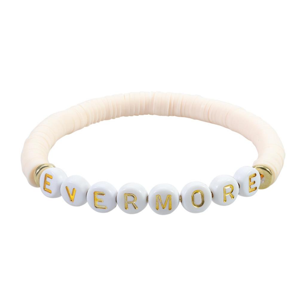 Буквенно-цифровой браслет 1989 года из мягкой керамики, цветные универсальные украшения