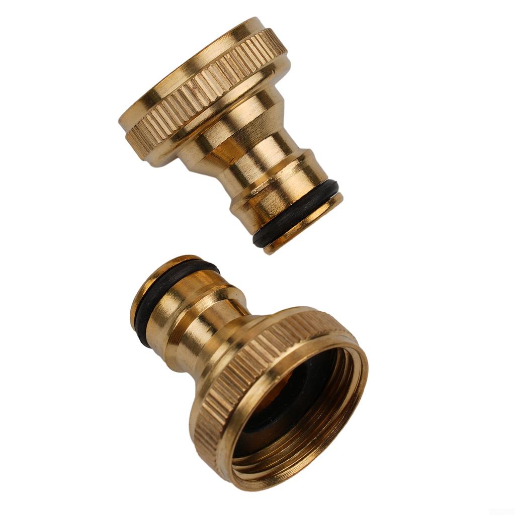 Garden Thread Connector Water Pipe Quick Adaptor 1.57*1.18in 3/4" To 1/2