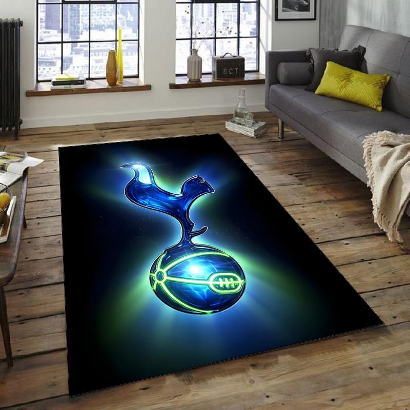 T-Tottenham Hotspur Design Area Rug - Non-Slip, Soft & Cozy Floor Mat for Living Room, Bedroom, Office - Indoor/Outdoor Decorative Carpet
