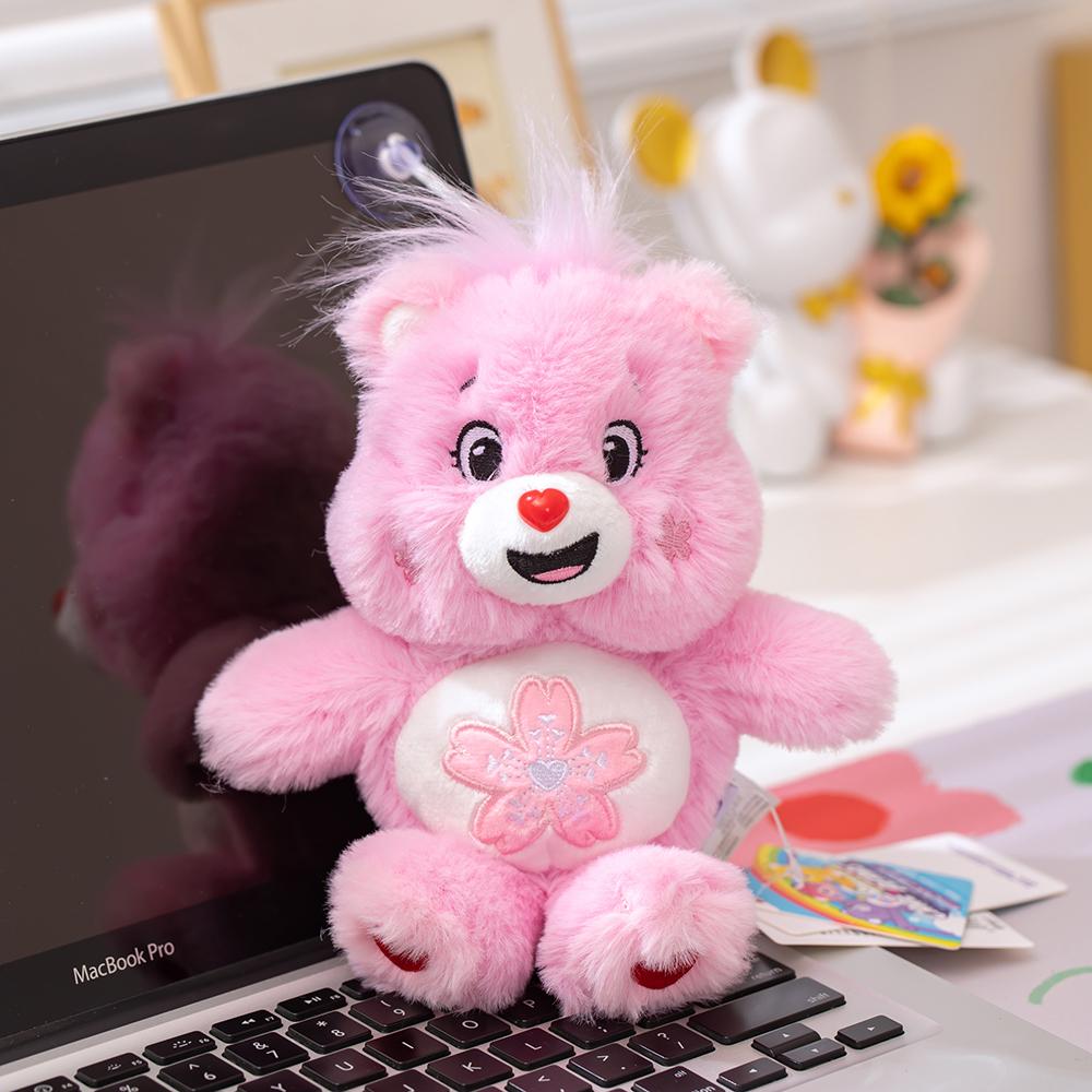 20cm Sucker Plush Toys Care Bears Pendant Bag Accessories Keychain Bag Car backpack stuffed Pendant Girls Boys Gift