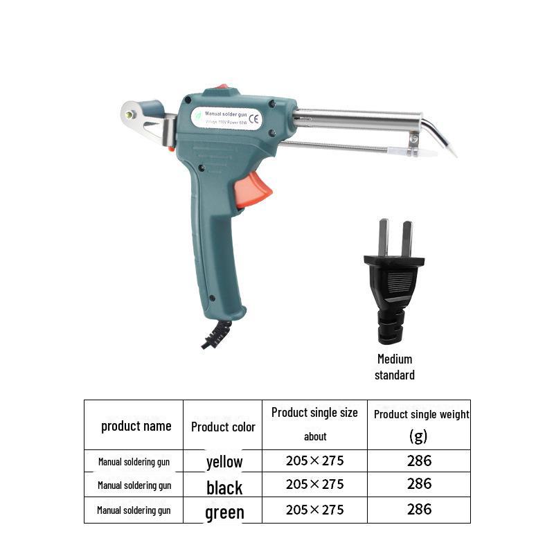 Паяльник с внешним нагревом мощностью 60 Вт для ремонта печатных плат и светодиодных лент