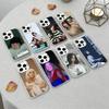Чехол для телефона S-Singer B-Billie Eilish Для iPhone17, 16,15,14,13,12 Pro Max белый Конфетный Матовый Ударопрочный Чехол