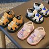 Обувь для ходьбы Zapatos Bebe Cartoon Baby Walking Shoes 2024 года, летние новые сандалии для мальчиков и девочек, пляжная обувь с противоскользящей подошвой, обувь для новорожденных и малышей
