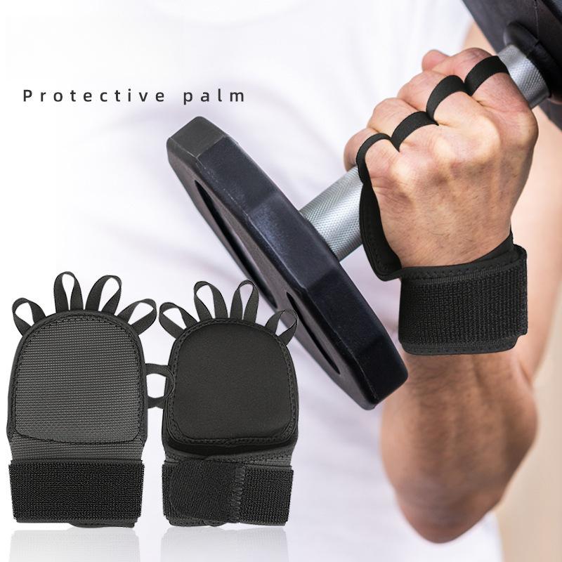 Non-slip Fitness Bench Press Guard Palm Pull-up Dumbbell Sports Anti-wear Sports Gloves In Stock