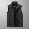 Spring and Autumn New Outdoor Casual Vest Men's Middle-aged and Young Quick-Drying Vest