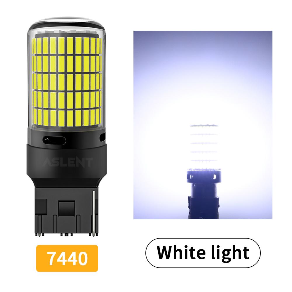 2pcs 3157 P27/7W T25 7440 W21W T20 W21/5W 7443 P21/5W P21W BA15S PY21W BAU15S LED Bulbs 3600LM 4014 150SMD Turn Signal Light Bulbs 7