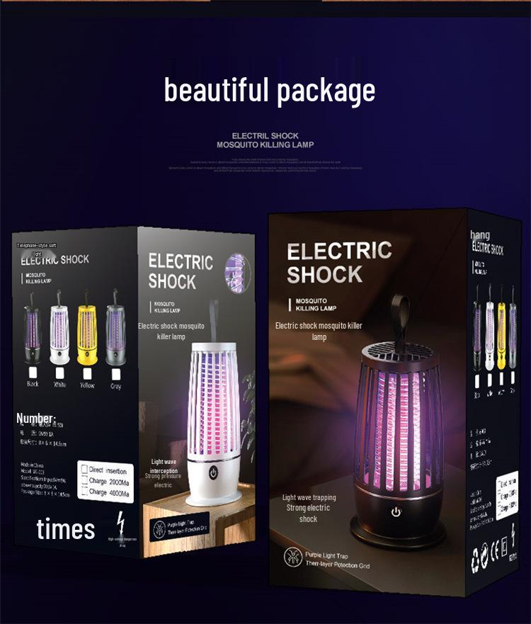 Умный светодиодный уничтожитель комаров: Настенный, с USB-подзарядкой, отпугиватель электрическим током