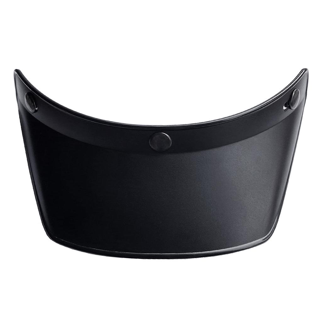 Open-Face Motorcycle Helmet Visor,3-Snap
