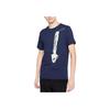 Спортивная одежда Ramen Print Short Sleeve Celebrity Neck Knit T Shirt Men Tops Blue CI6302-410