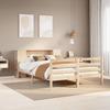 VidaXL Bunk Bed Without Mattress 140x200 Cm Solid Pine Wood, Bed, Bedroom Furniture, Bed with Storage, 3322203