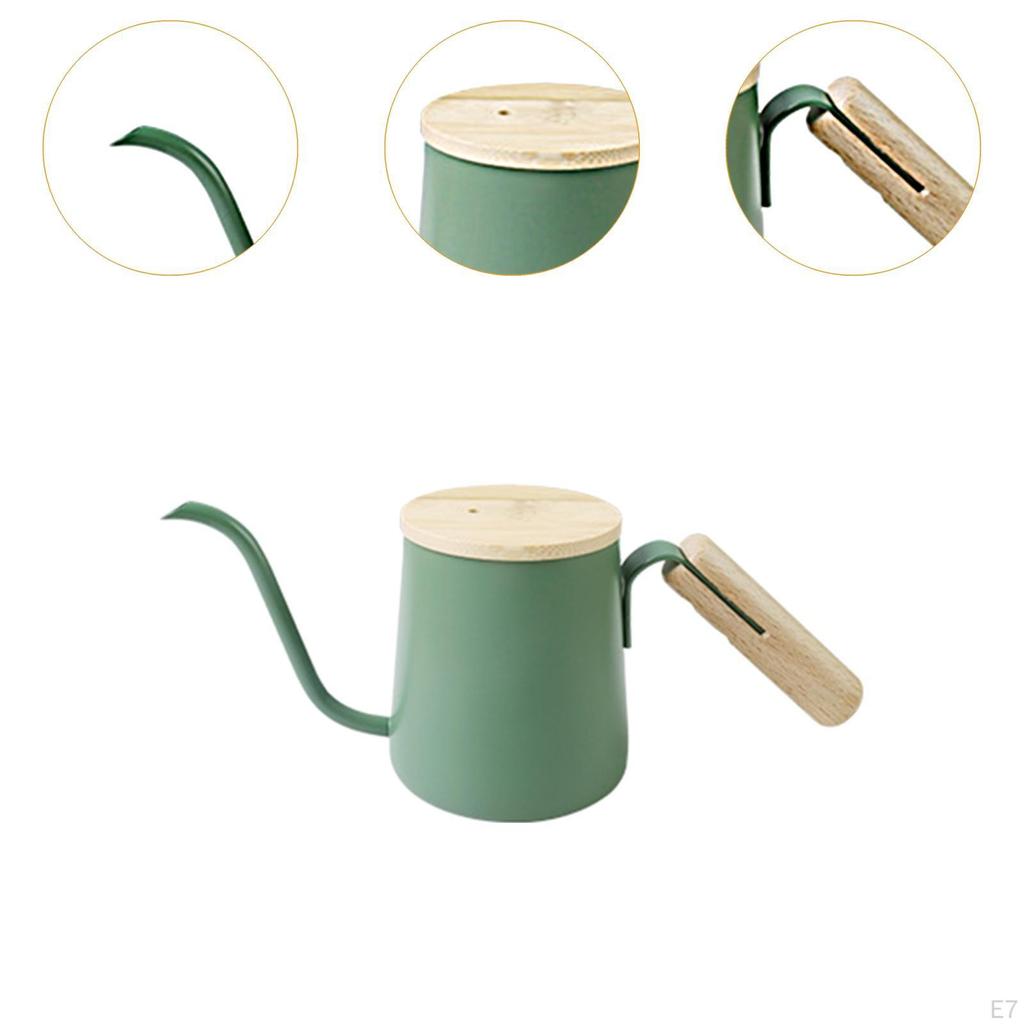 250 мл Небольшой противоожоговый кофейник с гибким горлышком для ручного приготовления и заваривания чая