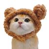 Cat Cosplay Dress Up Pet Hat Cute Lion Mane for Cat Puppy Lion Wig Costume Party Decoration Halloween Christmas Gatos Costume Cosplay Toy Pet Supplies
