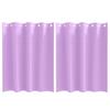 Blackout Curtains with Rings 2 pcs Purple 140 x 140 cm