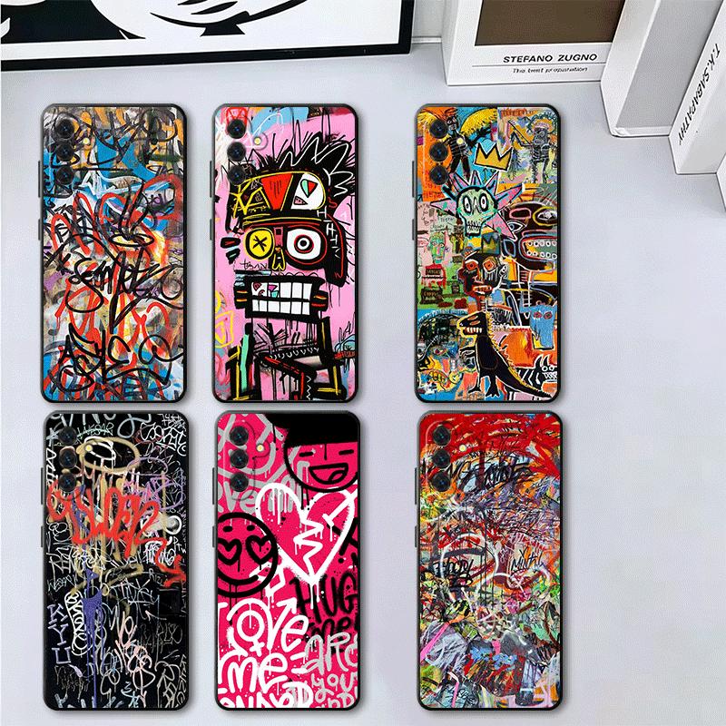 Graffiti Fashion Art Soft Phone Case for Samsung A17 A37 A57 A16 A26 A36 A56 A15 A25 A35 A55 A14 A24 A34 A54 A13 A23 A33 A53 A52