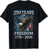 250 лет свободы 1776 2026 Белоголовый орлан 250-й день рождения Футболка