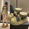 Cow Suede Winter Women's Shoes Fashion  Snow Boots for Girls Flat Designer Platform Boots Casual Thickening Luxury Sneaker