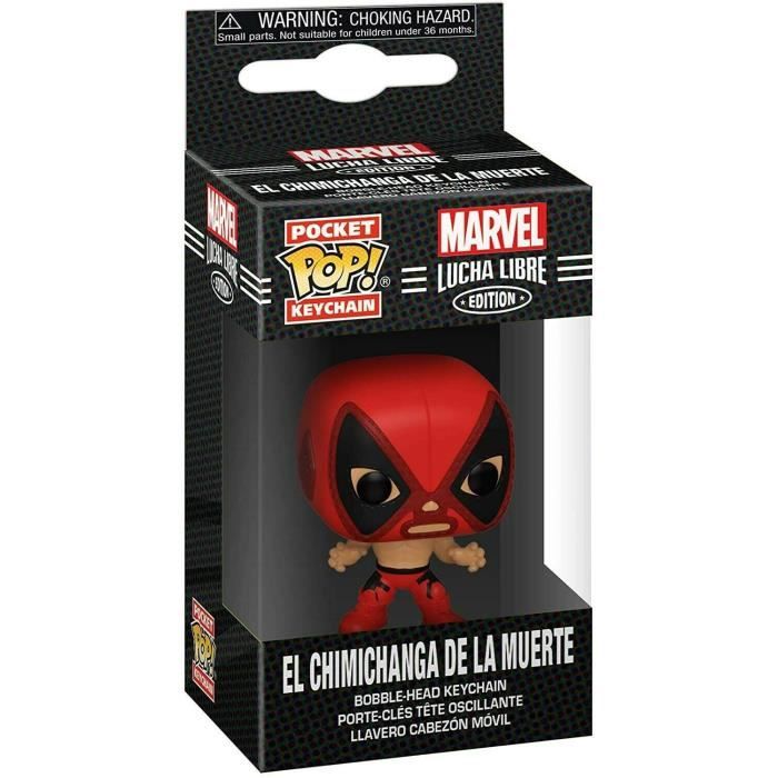 Porte-clés Funko Pop! - Marvel - Luchadores - Deadpool