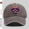 pc Purple Lip Pattern Printed Baseball Cap Fashion Casual Printed Design Golf Hat Home Leisure Decor Hat Comfortable Lightwe