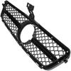 Mercedes C-Class W204 2019-2023 Grille Between Headlights PIANO BLACK & CHROME