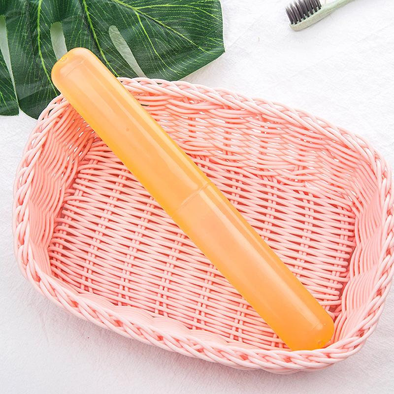 Многоцветный дорожный контейнер для хранения зубных щеток, держатель для зубной пасты в ванной, органайзер для хранения туалетных принадлежностей в дороге