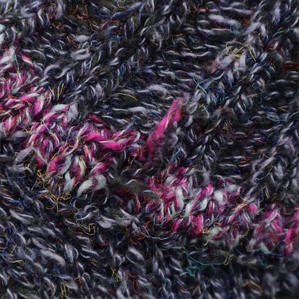 Paul Smith Сделано в Японии Вязаный свитер с длинным рукавом M фиолетовый Женский Б/у
