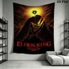 Elden Ring Woe Wall Hanging Printed Fabric Blanket Decorative Tapestries for Bedroom Living Room Home Decor