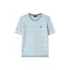 New FILA MODERN HERITAGE T Shirt Women's Blue F11W321407FLB
