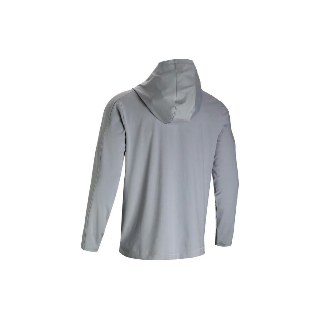 Under Armour Meridian Solid Color Hooded Training Jacket Men Jacket Gray 1379674-011