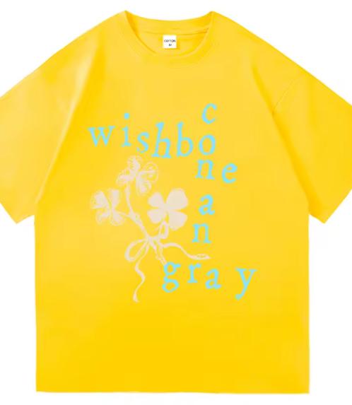 Lucky Charm Collage Tshirt Wishbone Album Conan Gray Kid Krow 2025 Unisexunisex Clothing Harajuku High Quality Tops Cotton Tshirts