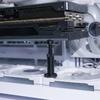 Алюминиевый держатель для видеокарты (GPU) с регулируемой телескопической поворотной креплением на винтах, кронштейн для фиксации видеокарты на рабочем столе.