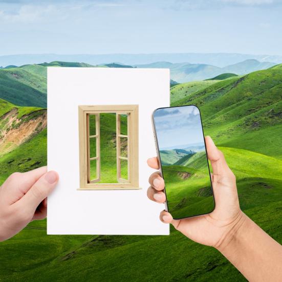 Креативная фоторамка для путешествий, портативная уличная фоторамка, улучшающая пейзажи и объекты, идеальный подарок для