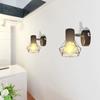 VidaXL Wall Sconce 2 Pcs Industrial Style Black with LED Bulb 242265
