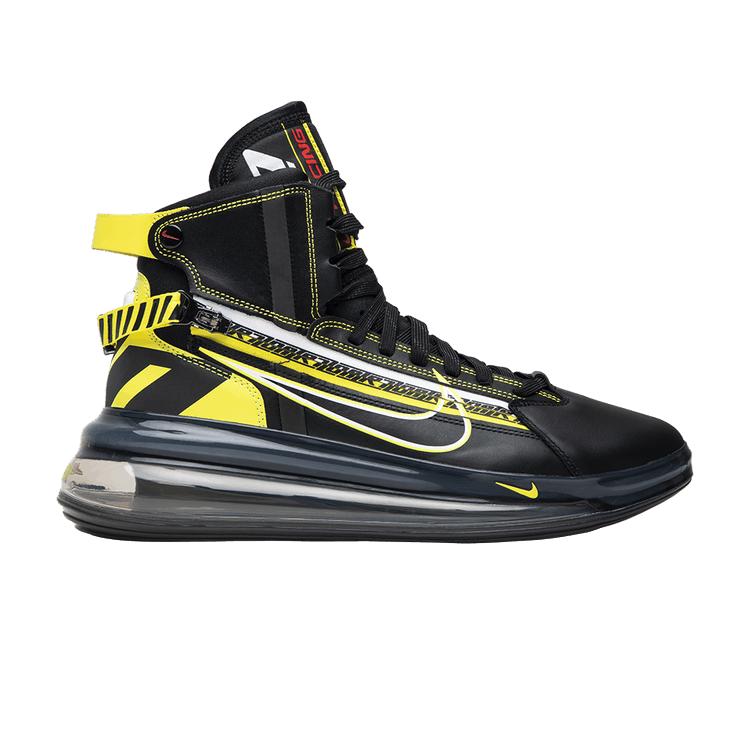 Men's Sneakers Nike Air Max 720 Saturn All-Star (2019) Black/Dynamic Yellow-University Red